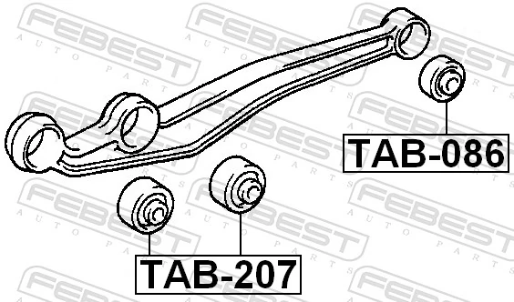 Silentblock de brazo de suspensión Toyota Land Cruiser 80 SUV (J8) (1990 - 1998) precio, desde 10,67 EUR