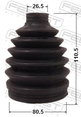 0217PJ1016 Febest Fuelle transmisión delantero exterior