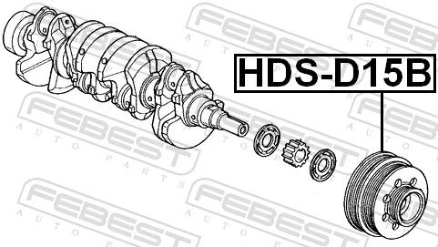 HDSD15B Febest Dámper