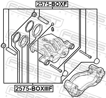 Kit de reparación de frenos Fiat/Alfa/Lancia 77364458