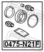 Kit de reparación, pinza de freno delantero Mitsubishi Lancer V sedán (CB, CD, CE) (1991 - 1996) precio, desde 10,48 EUR