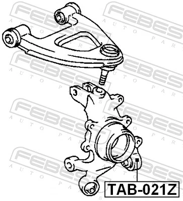 TAB021Z Febest Buje de mangueta trasera