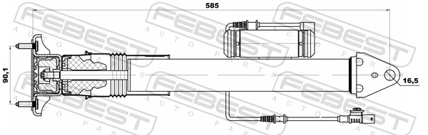 Comprar 2631AS Magneti Marelli Amortiguador trasero
