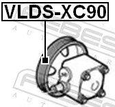 VLDSXC90 Febest Polea de bomba de la dirección asistida