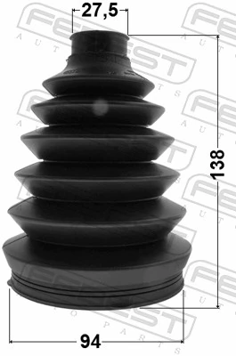 Fuelle transmisión delantero exterior para Renault 21  L48