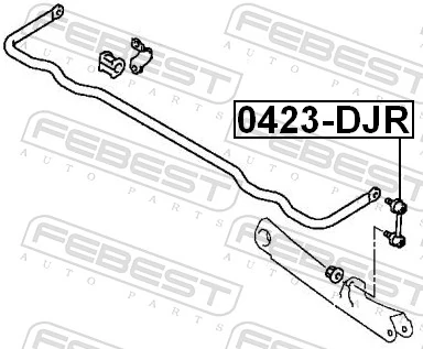 Silentblock de la barra estabilizadora para Mitsubishi Galant IX DJ, DM