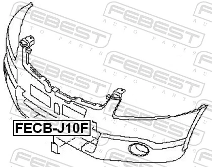  Tapa del enganche de remolcado delantera Nissan Qashqai 1