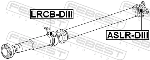 ASLRDIII Febest Cruceta transmision
