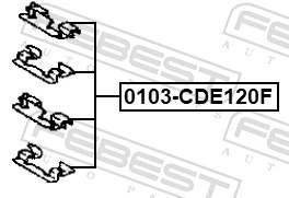 0103CDE120F Febest