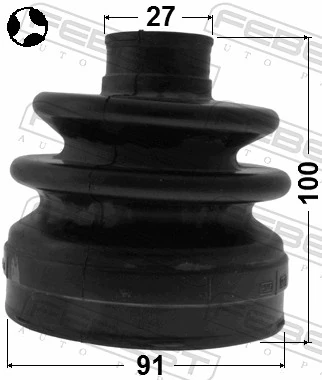 1215SANFERHT Febest Fuelle palier delantero interior