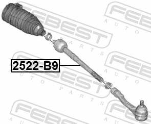 2522B9 Febest Barra de direccion coche
