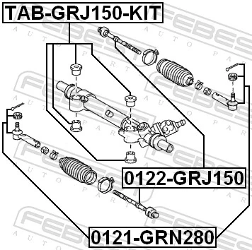 Comprar Barra de acoplamiento Toyota Land Cruiser PRADO J150