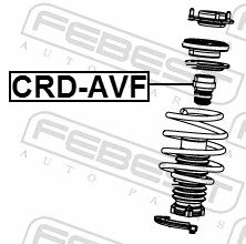 K05171137AB Fiat/Alfa/Lancia Tope de amortiguador delantero