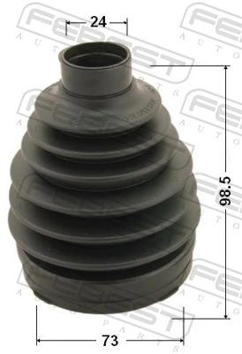 0817PB13 Febest Fuelle transmisión delantero exterior