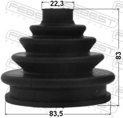 Fuelle transmisión delantero exterior para Mercedes E  S210