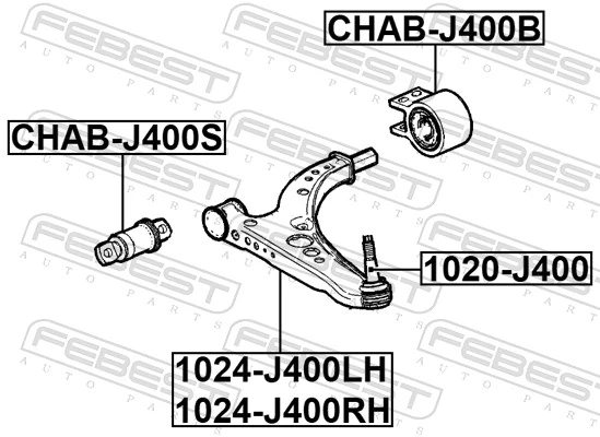  Rótula inferior de suspensión Opel Astra 