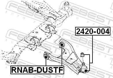 Comprar Rótula inferior de suspensión Renault DUSTER II HM