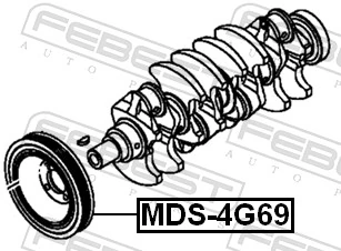 Dámper para Mitsubishi Galant IX DJ, DM