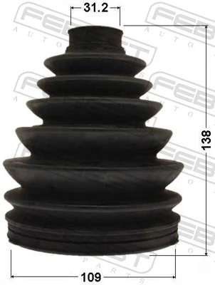  Fuelle de palier delantero exterior Toyota Land Cruiser 