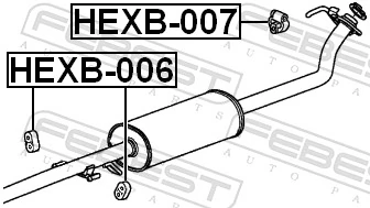 Almohadilla de tope silenciador Honda CR-V III SUV (RE) (2006 - 2011) precio, desde 3,81 EUR