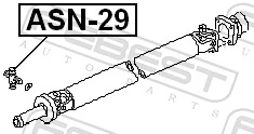 ASN29 Febest Cruceta transmision