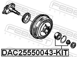 Cojinete de cubo delantero Dacia Logan II sedán (L8_) (2012 - 2026) precio, desde 19,84 EUR