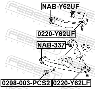 Rodamiento superior para Nissan Patrol  Y62