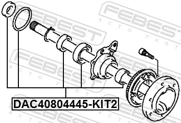 3716A016 Chrysler Rodamiento de rueda trasera