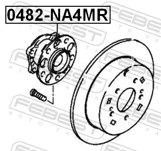 Comprar Cubo de rueda trasero Mitsubishi Grandis  NAW