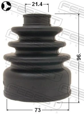 0215J1016 Febest Fuelle, junta homocinética interior derecha delantera