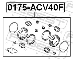 Kit de reparación de frenos Toyota RAV4 IV