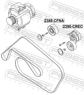 Tensor de la correa trapecial Audi A8 D3 sedán (4E2, 4E8) (2002 - 2010) precio, desde 43,30 EUR