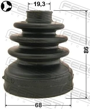 Fuelle palier delantero interior para Toyota Yaris  P13