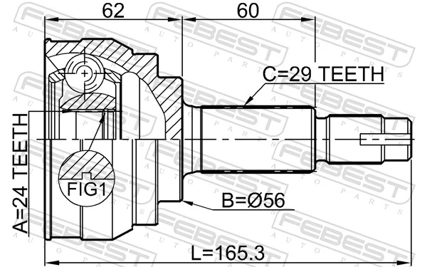 Comprar Junta homocinetica Nissan JUKE JPN F15