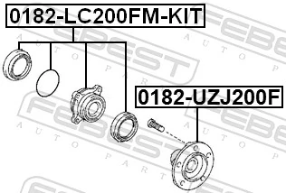 Comprar Cojinete de rueda delantero Toyota Land Cruiser  J200