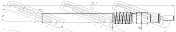  Bujía de precalentamiento Mazda 2 1