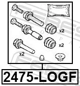  Kit de reparación de pinzas de freno Nissan Terrano 2