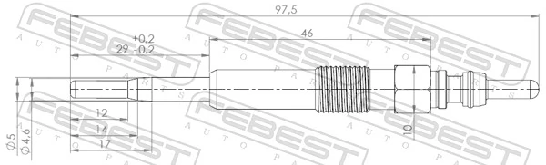 Bujías de calentamiento para Volkswagen Golf V 1K1