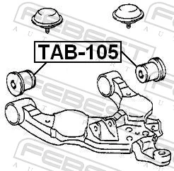 Silentblock suspension Toyota Land Cruiser 90