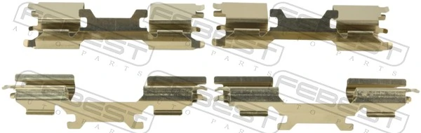 1603W906F Febest Resorte de retención de la pinza de freno