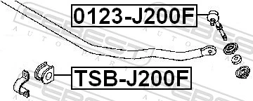 Comprar Bieleta estabilizadora delantera Daihatsu Terios II J2