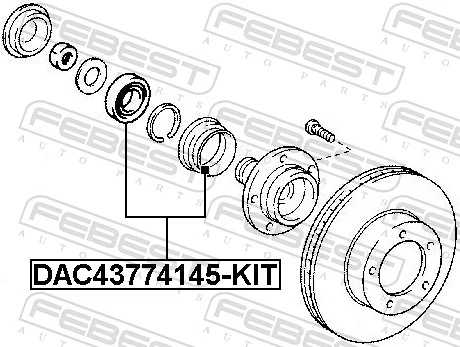 Comprar Cojinete de rueda delantero Toyota Hilux  KUN15