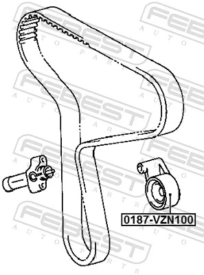 Rodillo tensor cadena Toyota 4 Runner 
