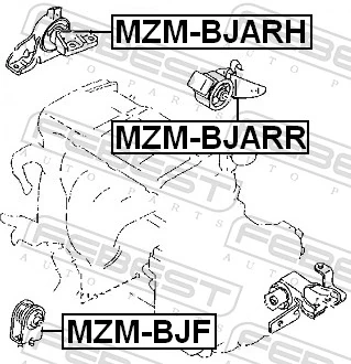Soportes de motor trasero Mazda 323 F VI hatchback (BJ) (1998 - 2003) precio, desde 31,60 EUR