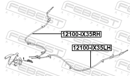Comprar GCH1002 TRW Cable de freno de mano trasero derecho