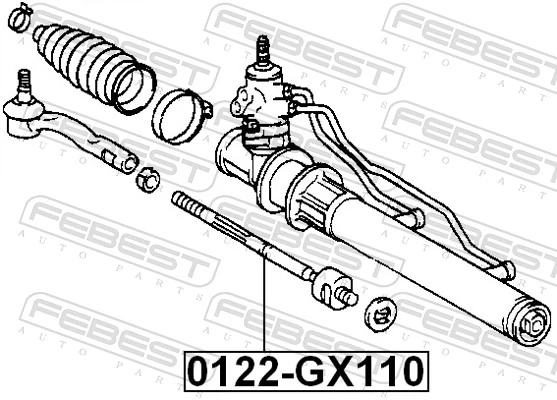 Barra de direccion coche para Lexus IS  E1