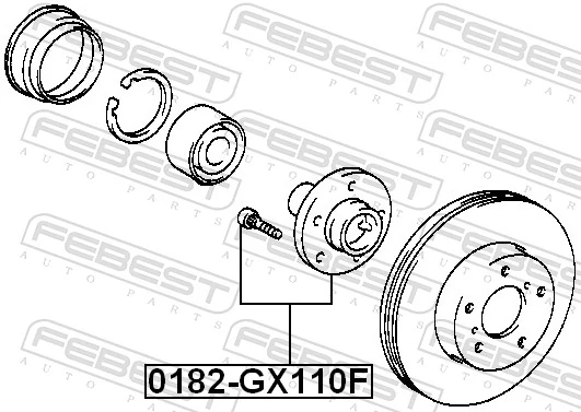 Buje de rueda delantero Lexus IS sedán (E1) (1999 - 2005) precio, desde 40,76 EUR