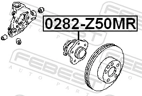  Cubo de rueda trasero Nissan Murano 