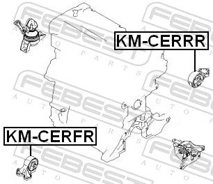  Soporte de motor delantero KIA Cerato 1