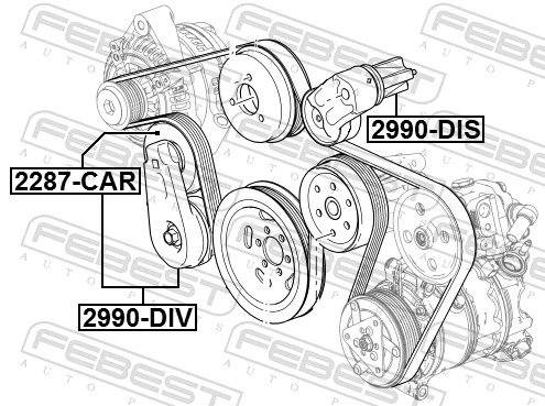 Tensor de correa accesorios Land Rover Range Rover SPORT I SUV (L320) (2005 - 2013) precio, desde 42,41 EUR